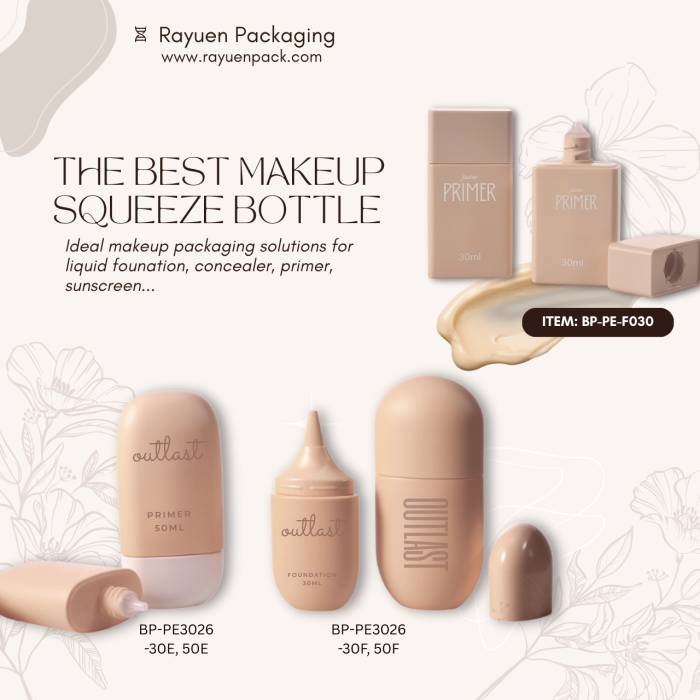 Premium Cosmetic Squeeze Bottles: Functional, Sustainable Containers for Beauty Brands